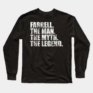 Farrell Legend Farrell Family name Farrell last Name Farrell Surname Farrell Family Reunion Long Sleeve T-Shirt